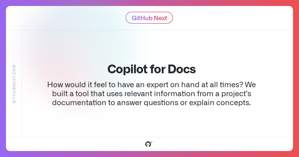 GitHub Next | Copilot for Docs