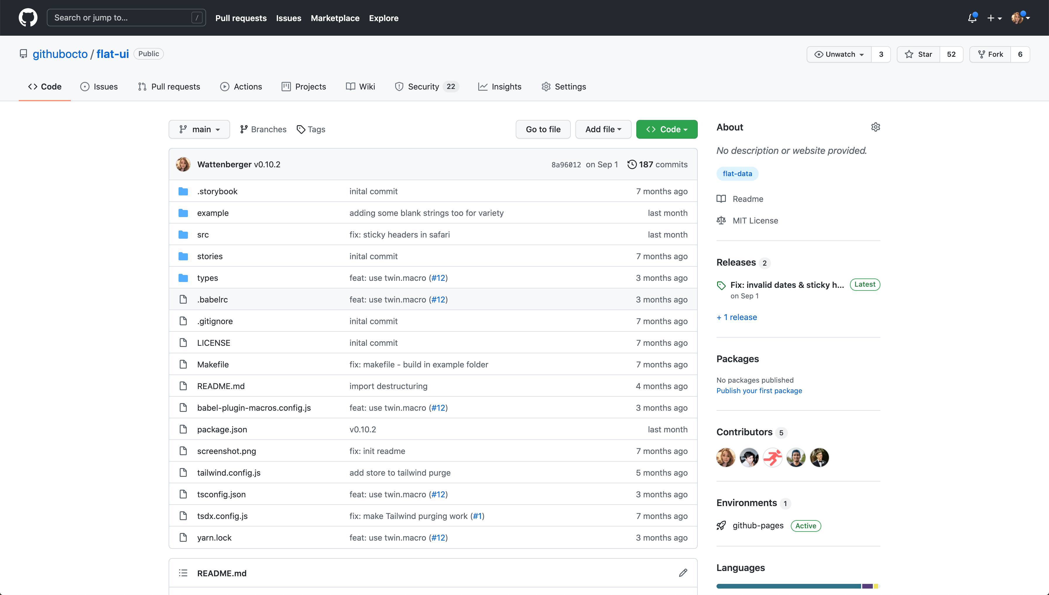 a GitHub repo