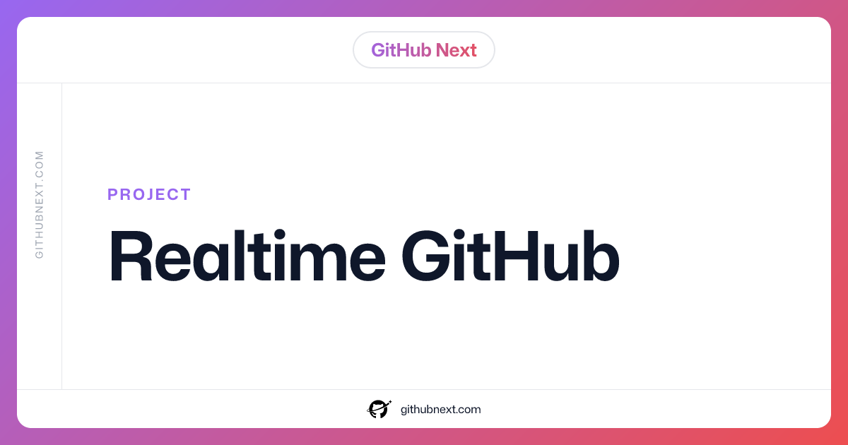 Realtime GitHub